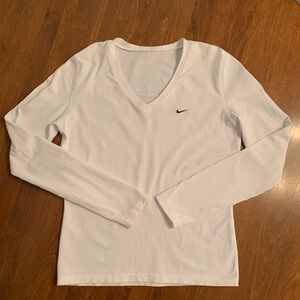 Nike Long Sleeve V Neck Tshirt